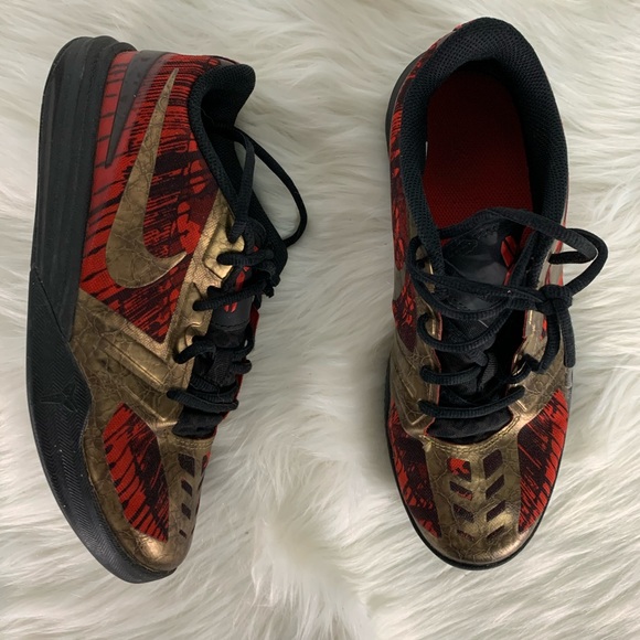 Nike | Shoes | Nike Kb Mentality Kobe Iron Man Red Gold Shoes | Poshmark
